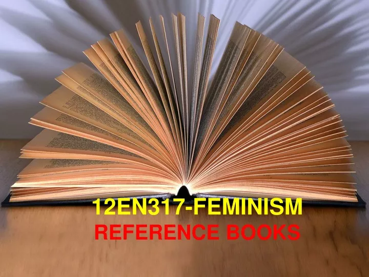 12en317 feminism reference books reference books