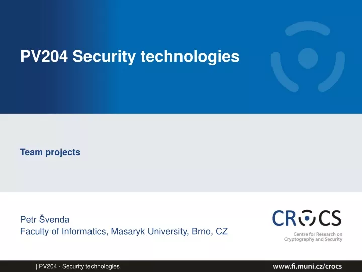 pv204 security technologies