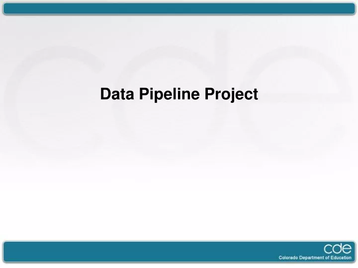 data pipeline project