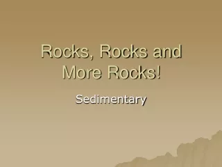 Rocks, Rocks and More Rocks!