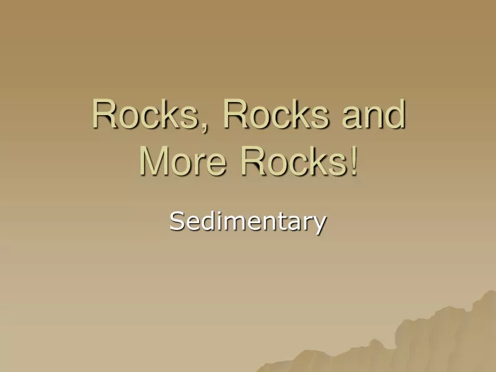 rocks rocks and more rocks