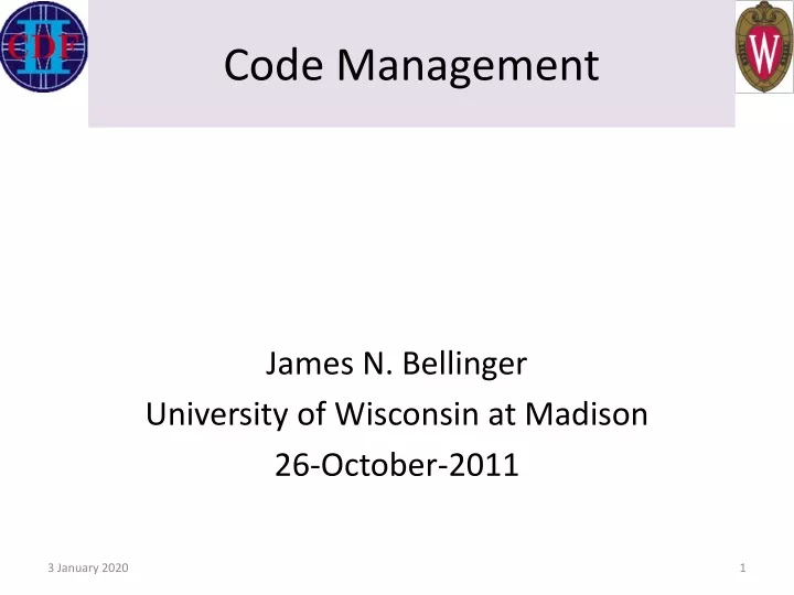 code management