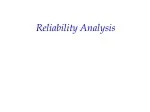 Reliability Analysis - slide 1