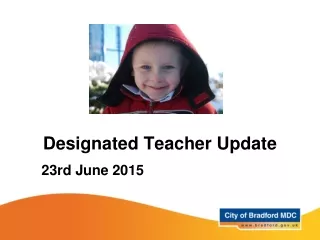 Designated Teacher Update