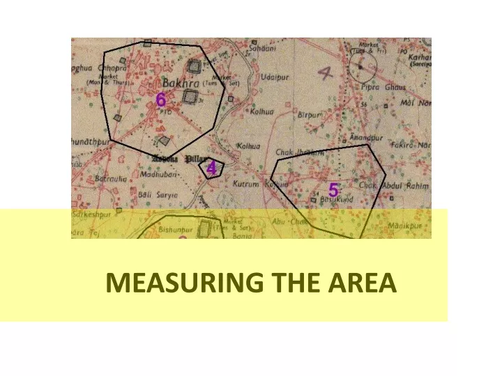 measuring the area