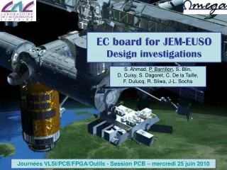 EC board for JEM-EUSO Design investigations