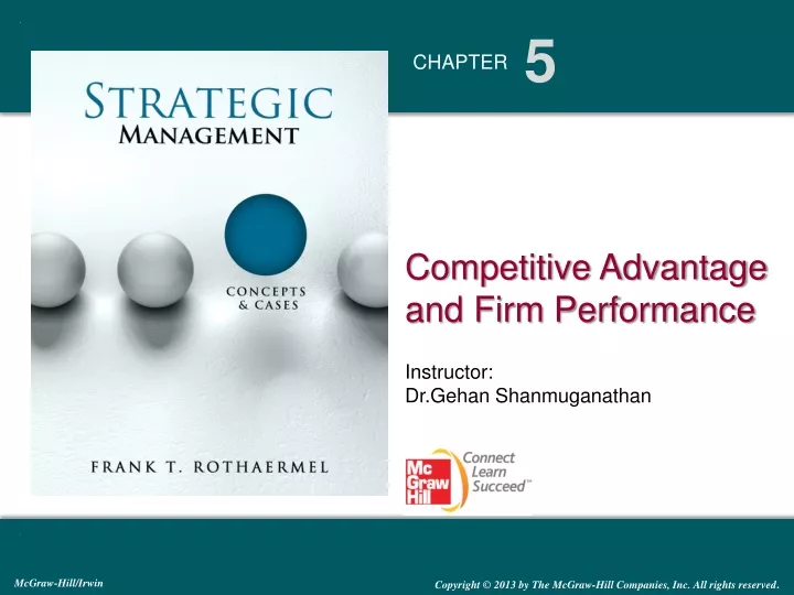 competitive advantage and firm performance