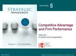 Competitive Advantage and Firm Performance