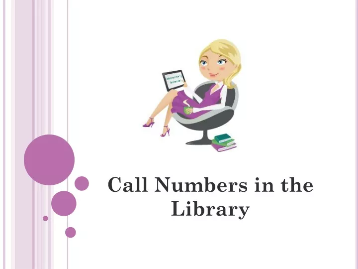 call numbers in the library