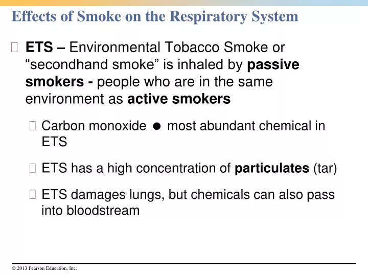 effects of smoke on the respiratory system