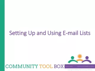 Setting Up and Using E-mail Lists