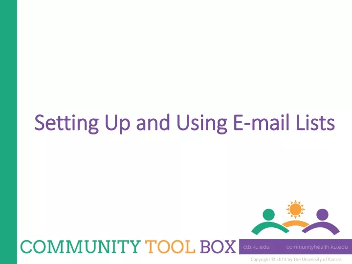 setting up and using e mail lists