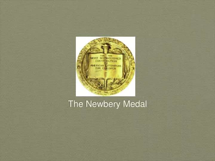 the newbery medal