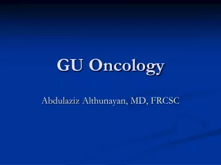 GU Oncology