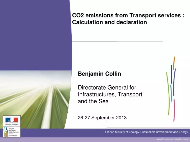 co2 emissions from transport services calculation and declaration