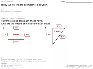 CFU Students, you already know that a shape’s sides have a length.