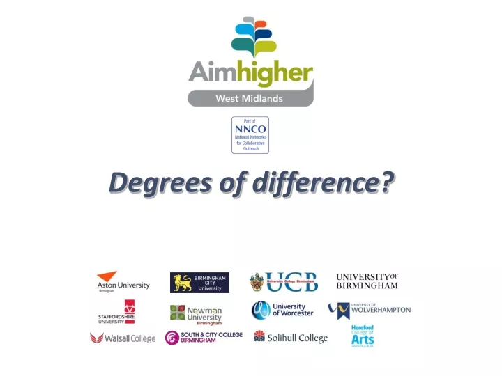 degrees of difference