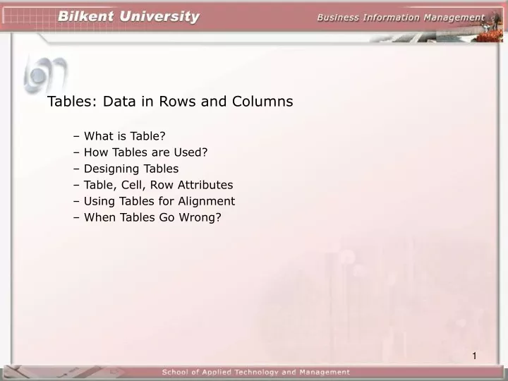 tables data in rows and columns what is table