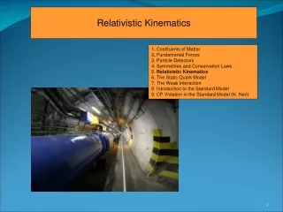 Relativistic Kinematics