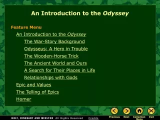 An Introduction to the  Odyssey
