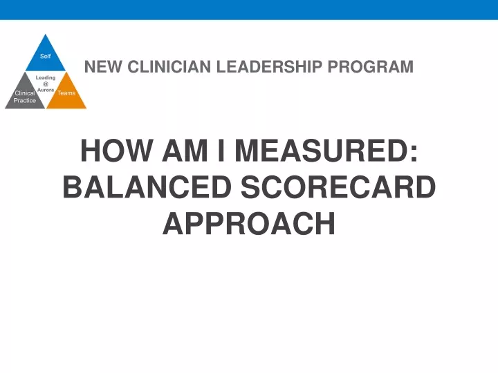 how am i measured balanced scorecard approach
