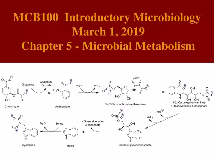 mcb100 introductory microbiology march 1 2019