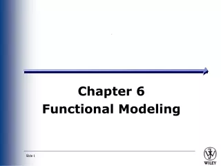 Chapter 6 Functional Modeling