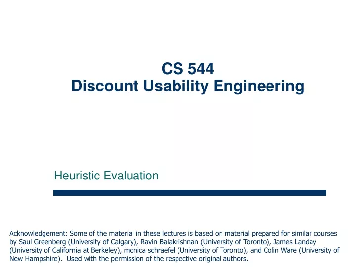 cs 544 discount usability engineering