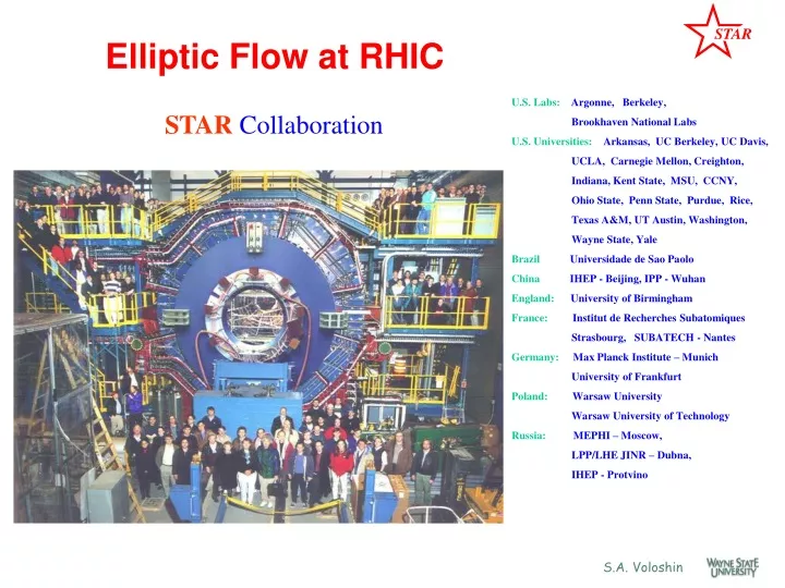 elliptic flow at rhic