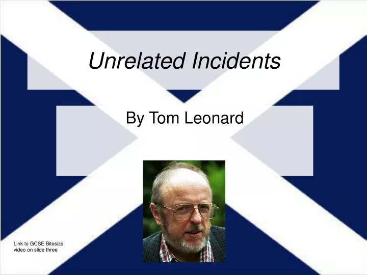 unrelated incidents