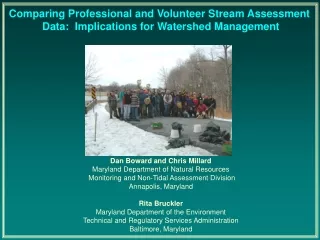 Comparing Professional and Volunteer Stream Assessment