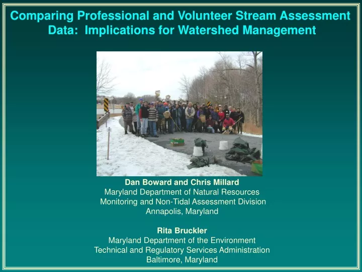 comparing professional and volunteer stream