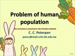 Problem of human population this curriculum is presented in ch6 of Grade1 textbook