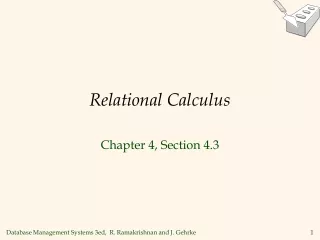 Relational Calculus