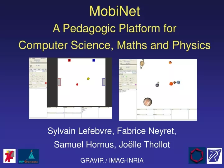 mobinet a pedagogic platform for computer science