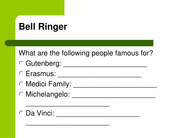 bell ringer