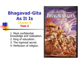 Bhagavad-Gita  As It Is Chapter 9 Text 2