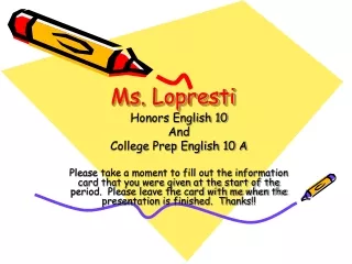 Ms. Lopresti