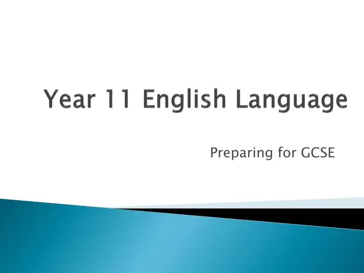 year 11 english language