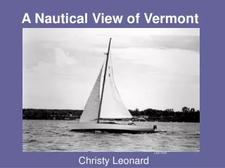 A Nautical View of Vermont