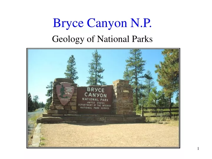 bryce canyon n p