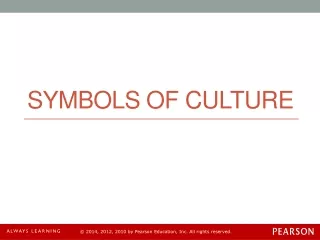 Symbols of Culture