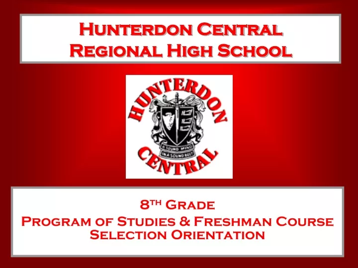hunterdon central regional high school