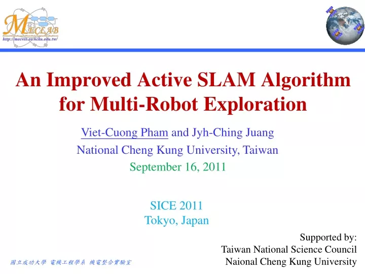 an improved active slam algorithm for multi robot exploration