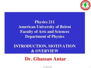 Dr. Ghassan Antar