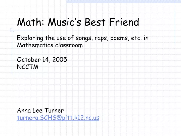 math music s best friend