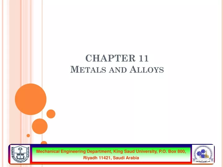 chapter 11 metals and alloys