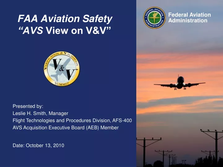 faa aviation safety avs view on v v