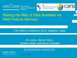Making the Web of Data Available via Web Feature Services