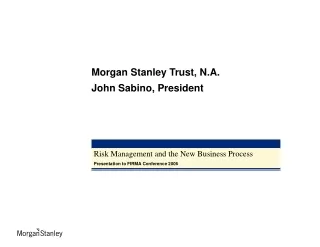 Risk Management and the New Business Process